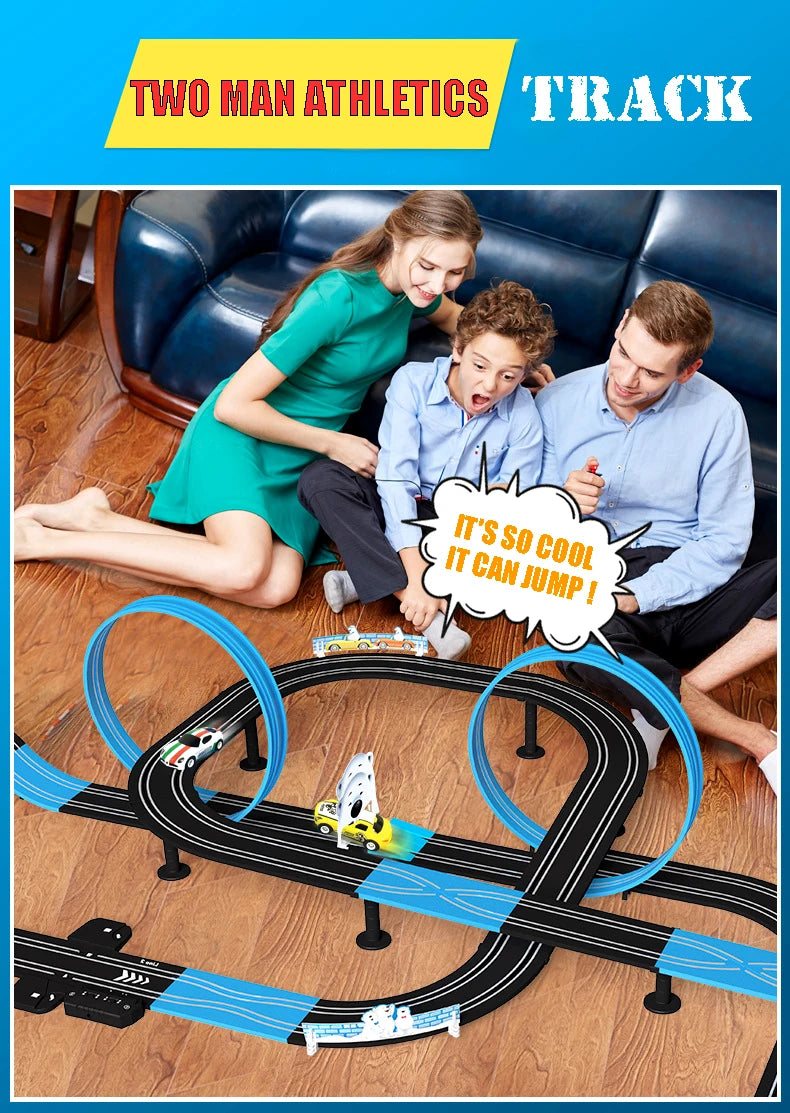 Remote Control Electric Racing Railway Track Toy Set for Children