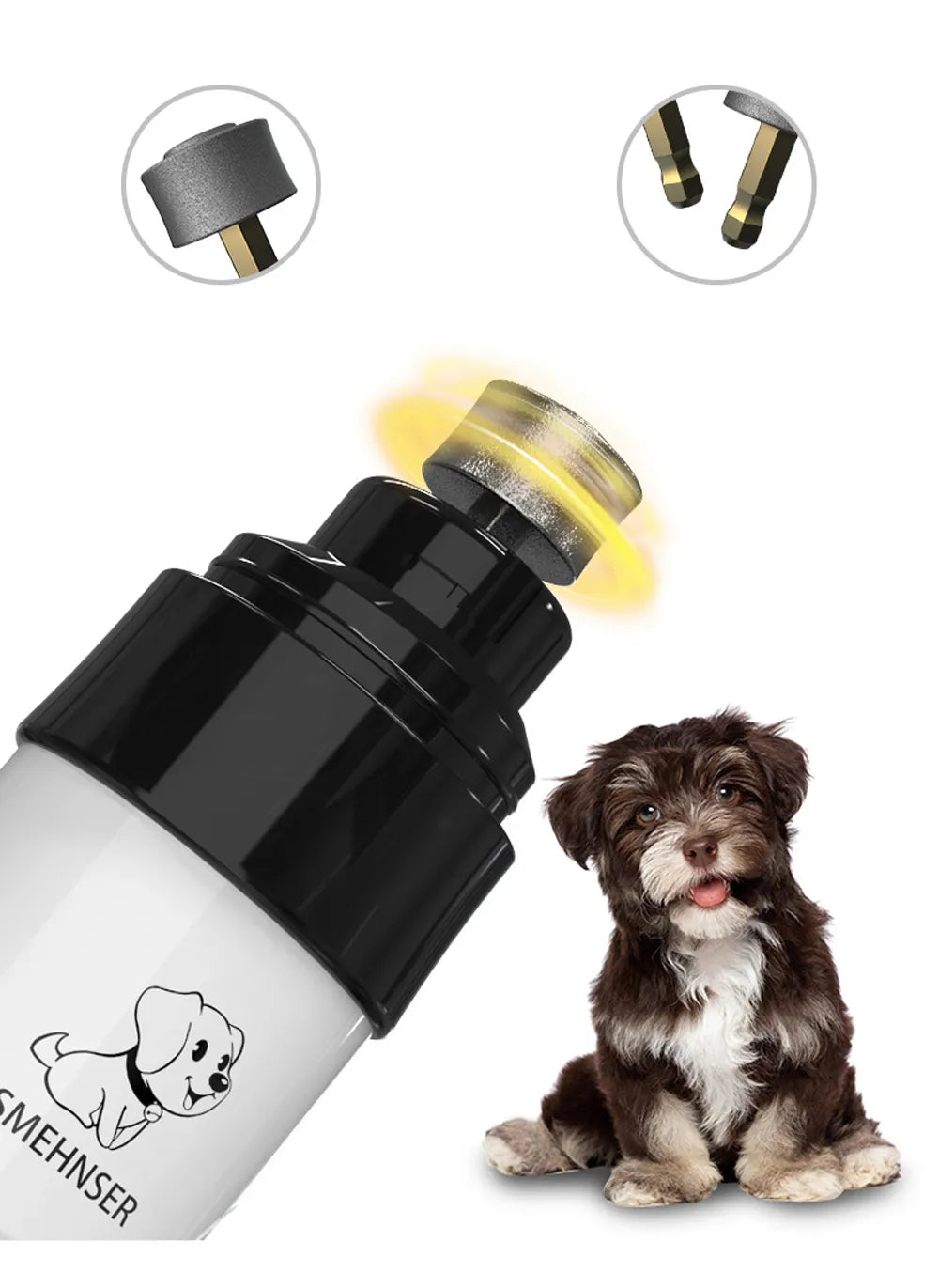 New Rechargeable Electric Nail Trimmer Grinder for Dogs & Cats