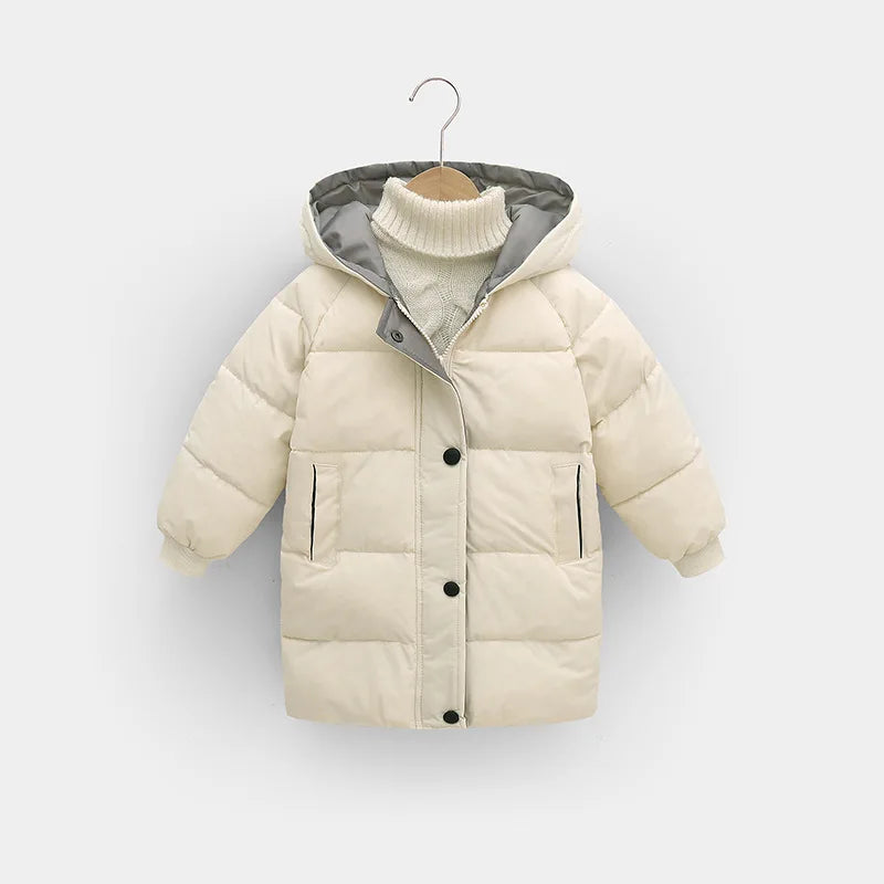 Children's Down Winter Jackets with Hood