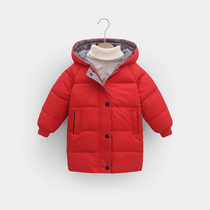 Children's Down Winter Jackets with Hood