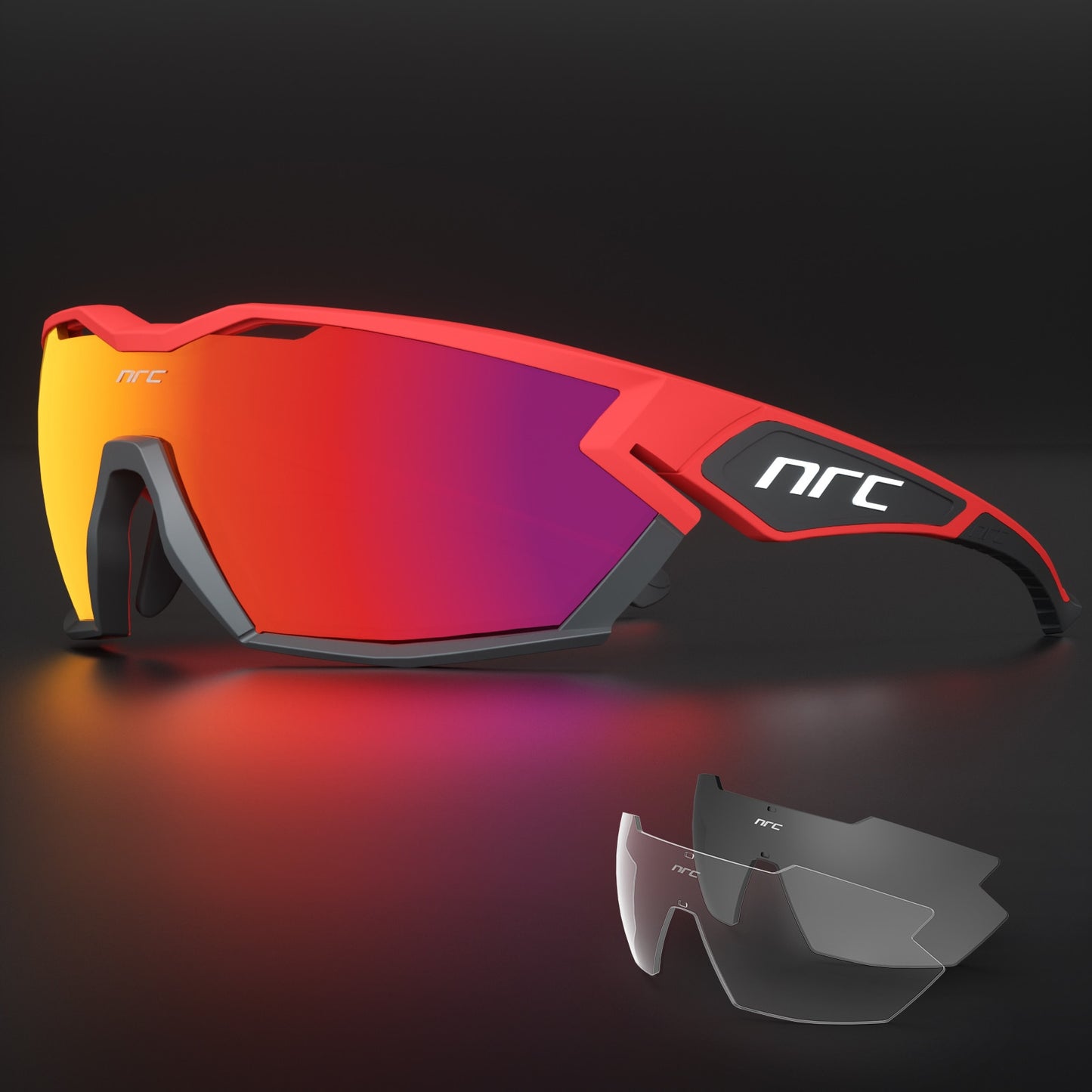 2023 NRC P-Ride Photochromic Cycling Glasses man Mountain Bike - littleblackbears