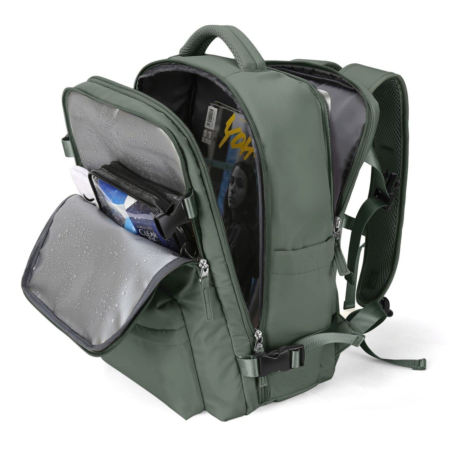 Lightweight Large Capacity Travel Backpack with USB Charging