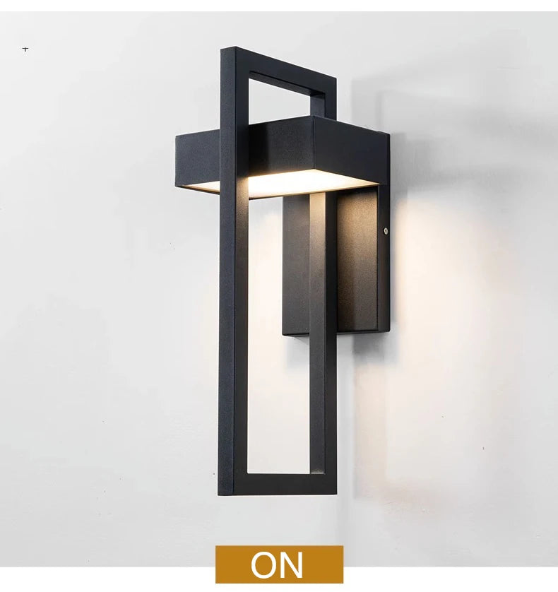 Geometric Outdoor Waterproof  Decorative Wall Light