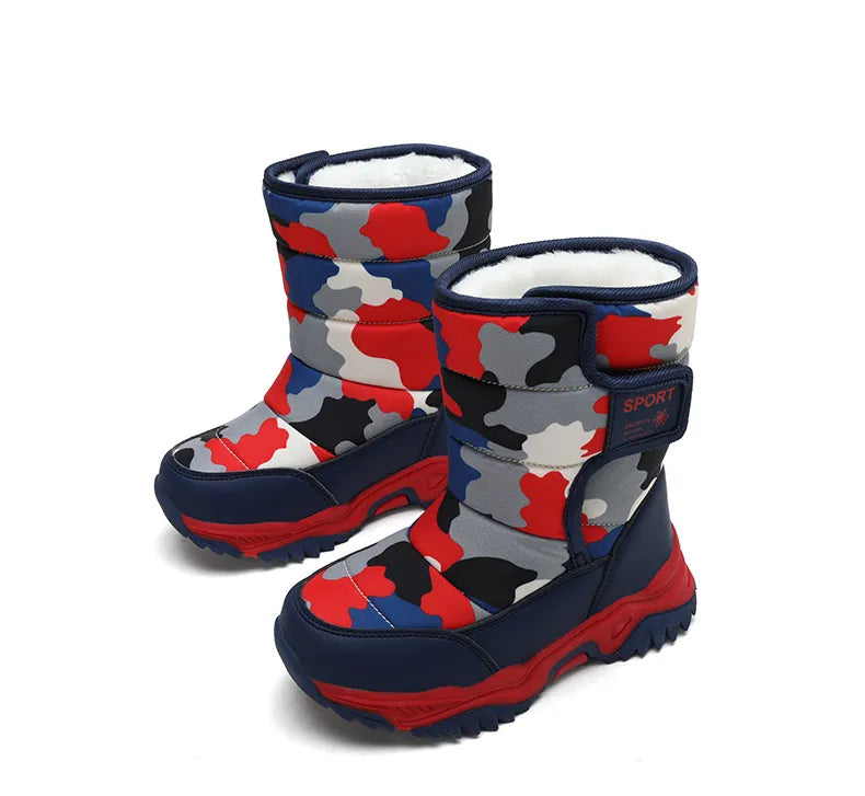 Waterproof Plush Children's Winter Boots