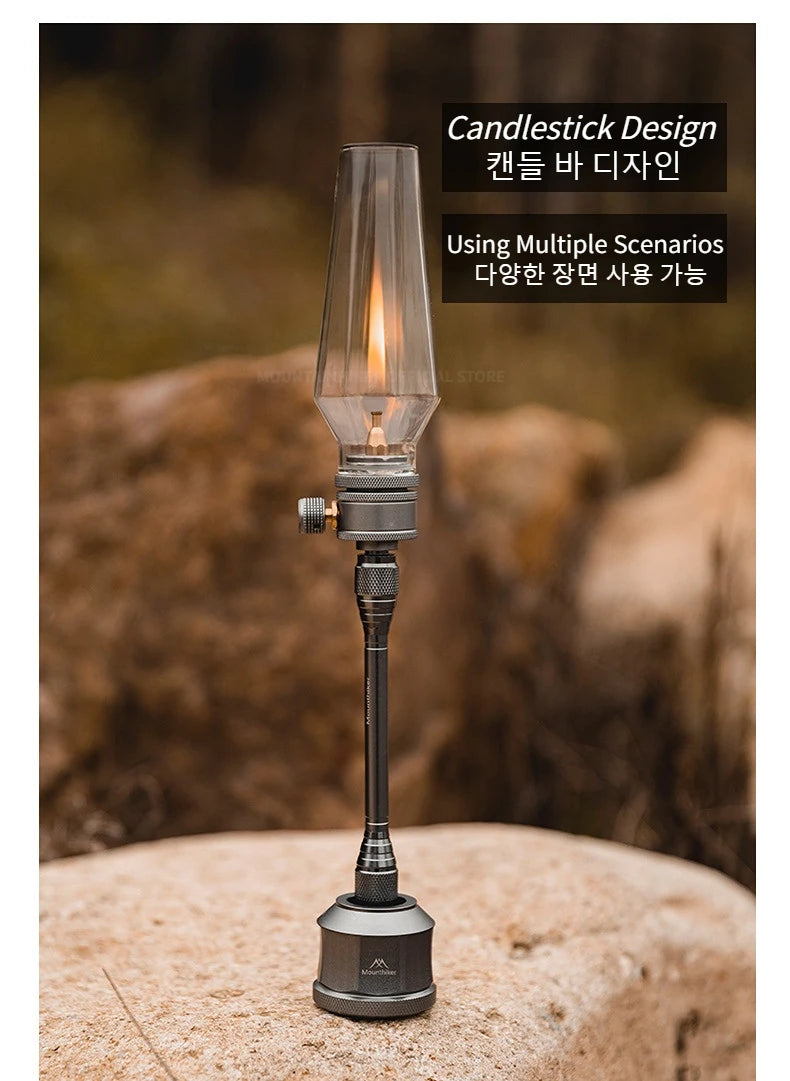 Lightweight Long Lasting Portable Outdoor Camping/Hiking Gas Tank Lamp