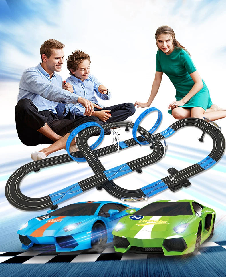 Remote Control Electric Racing Railway Track Toy Set for Children