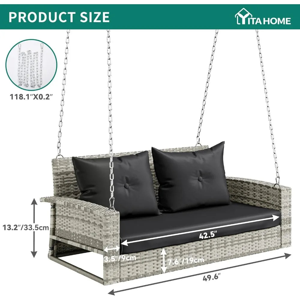 Outdoor Patio / Garden Chair Swing Chair with Cushions