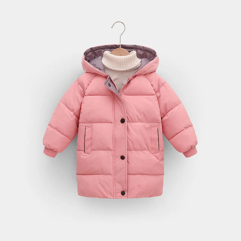 Children's Down Winter Jackets with Hood