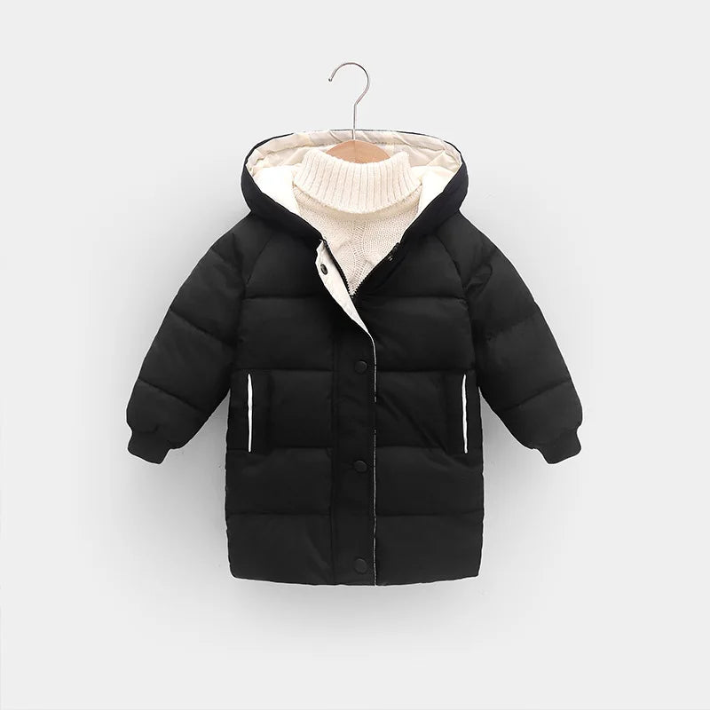 Children's Down Winter Jackets with Hood