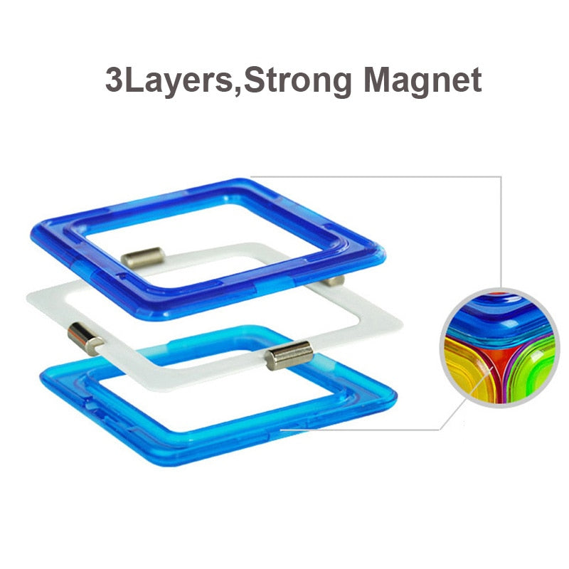 Big Size Magnetic Designer Construction Set Building