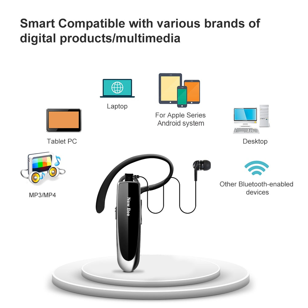 Bee Bluetooth Wireless Headset with Mic