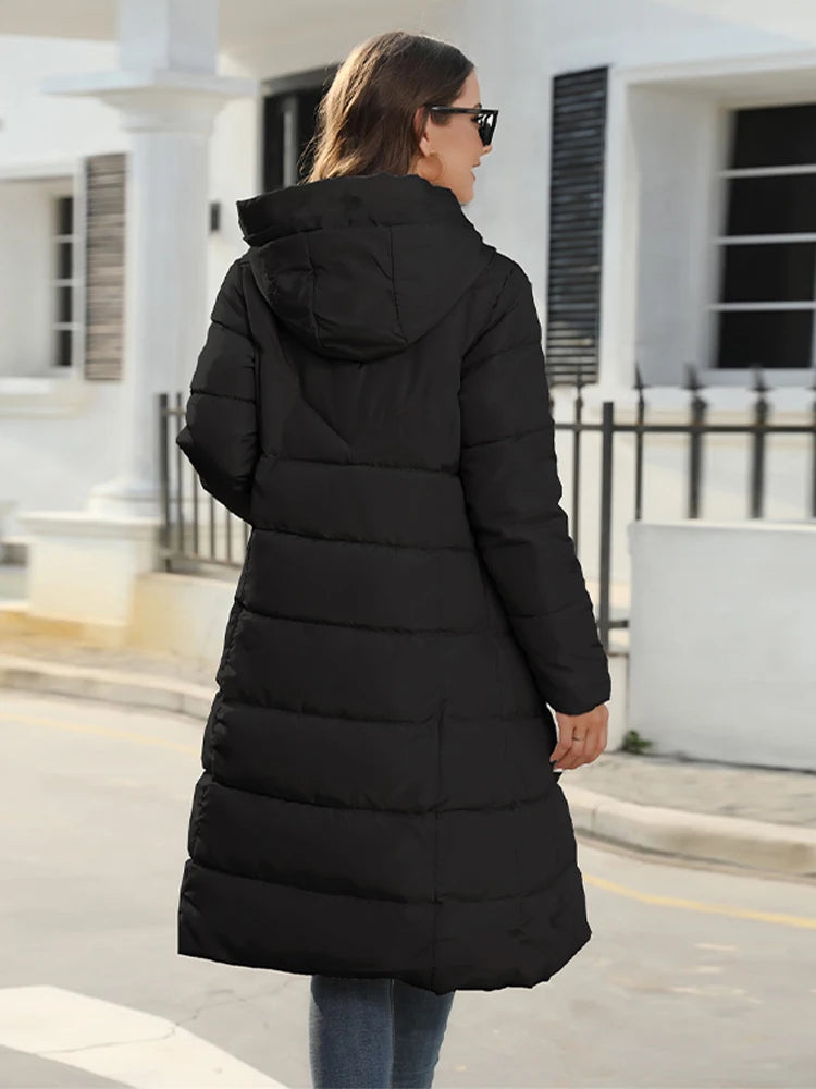 Women's Medium Long Down Winter Coat