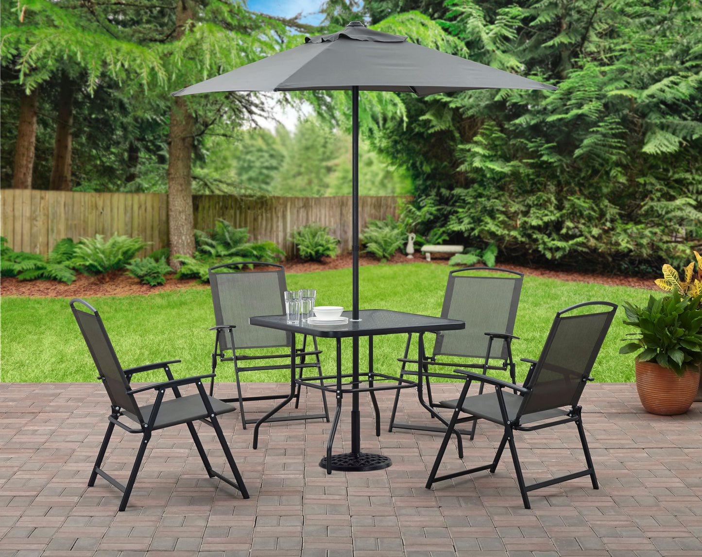 6 Piece Outdoor Patio Dining Set