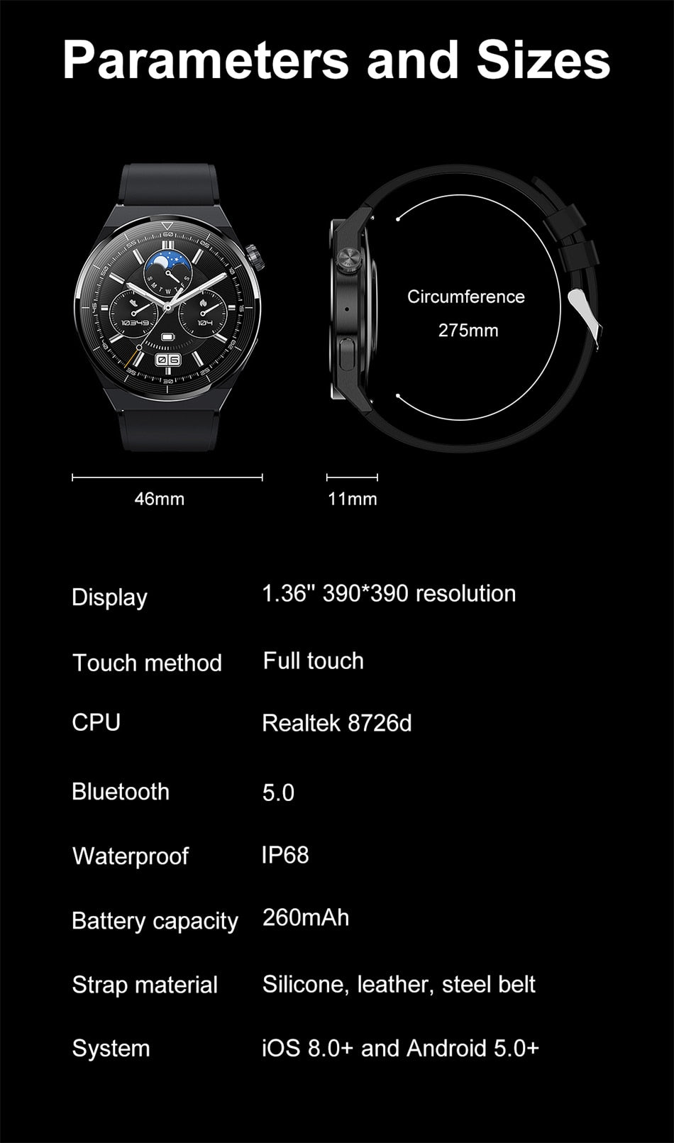 2023 Smart Watch HD Screen Heart Rate Bluetooth Call