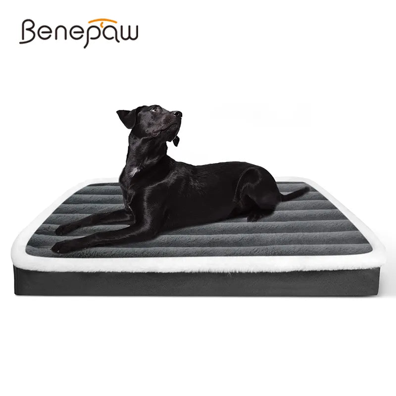 Washable Benepaw Soft Orthopedic Dog Bed For Small Medium or Large Dogs