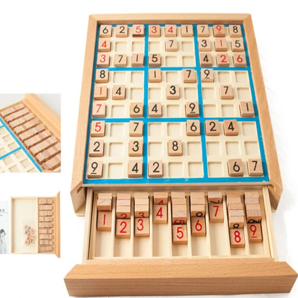 Montessori Wooden Educational Math Game Board