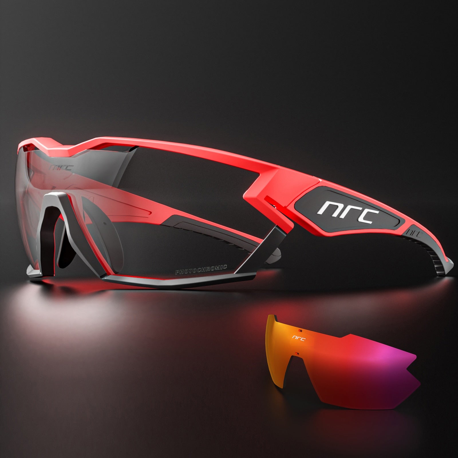 2023 NRC P-Ride Photochromic Cycling Glasses man Mountain Bike - littleblackbears