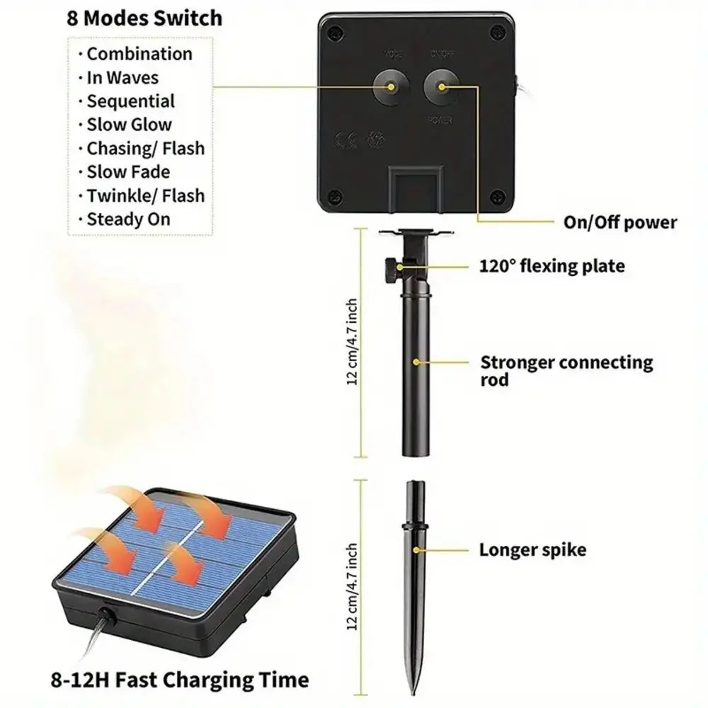 Outdoor Waterproof Solar Led Tube Rope