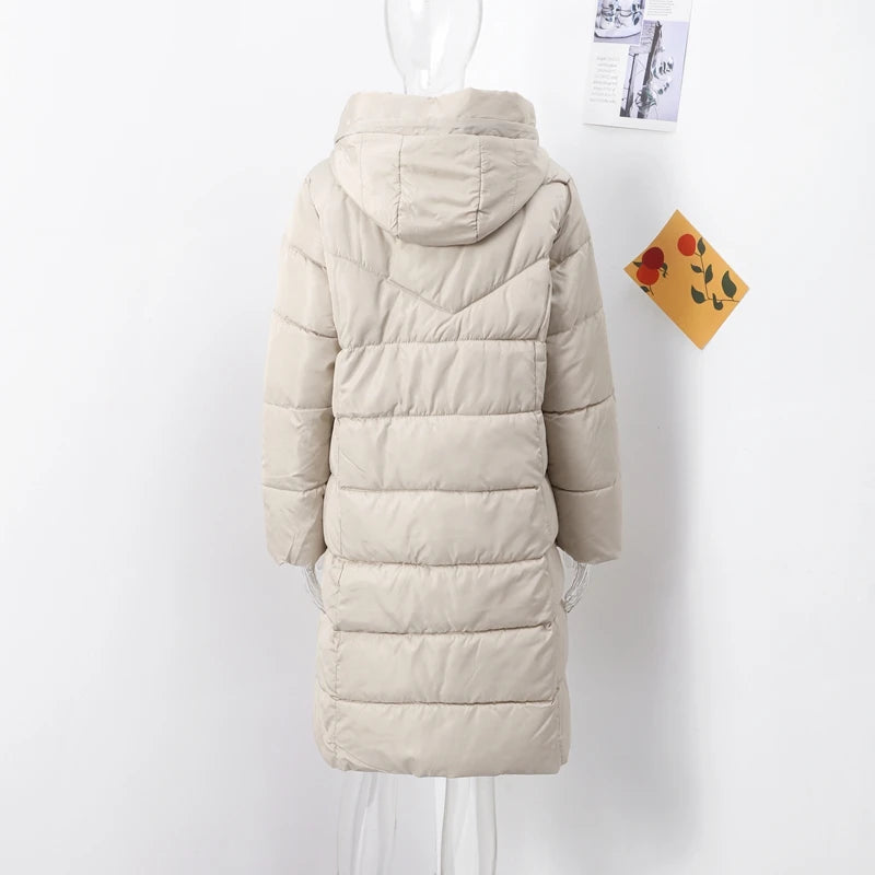 Women's Medium Long Down Winter Coat