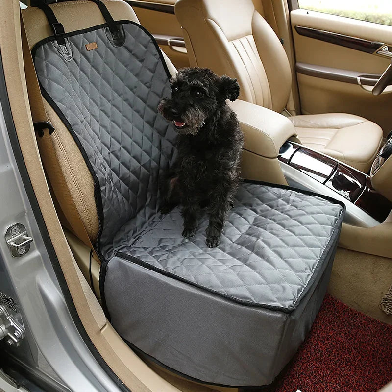 2 in 1Waterproof Oxford Pet Carriers Dog Car Seat Cover Folding Hammock Mat Carrying for Dogs Cats Transportin Safety Belt Cushi