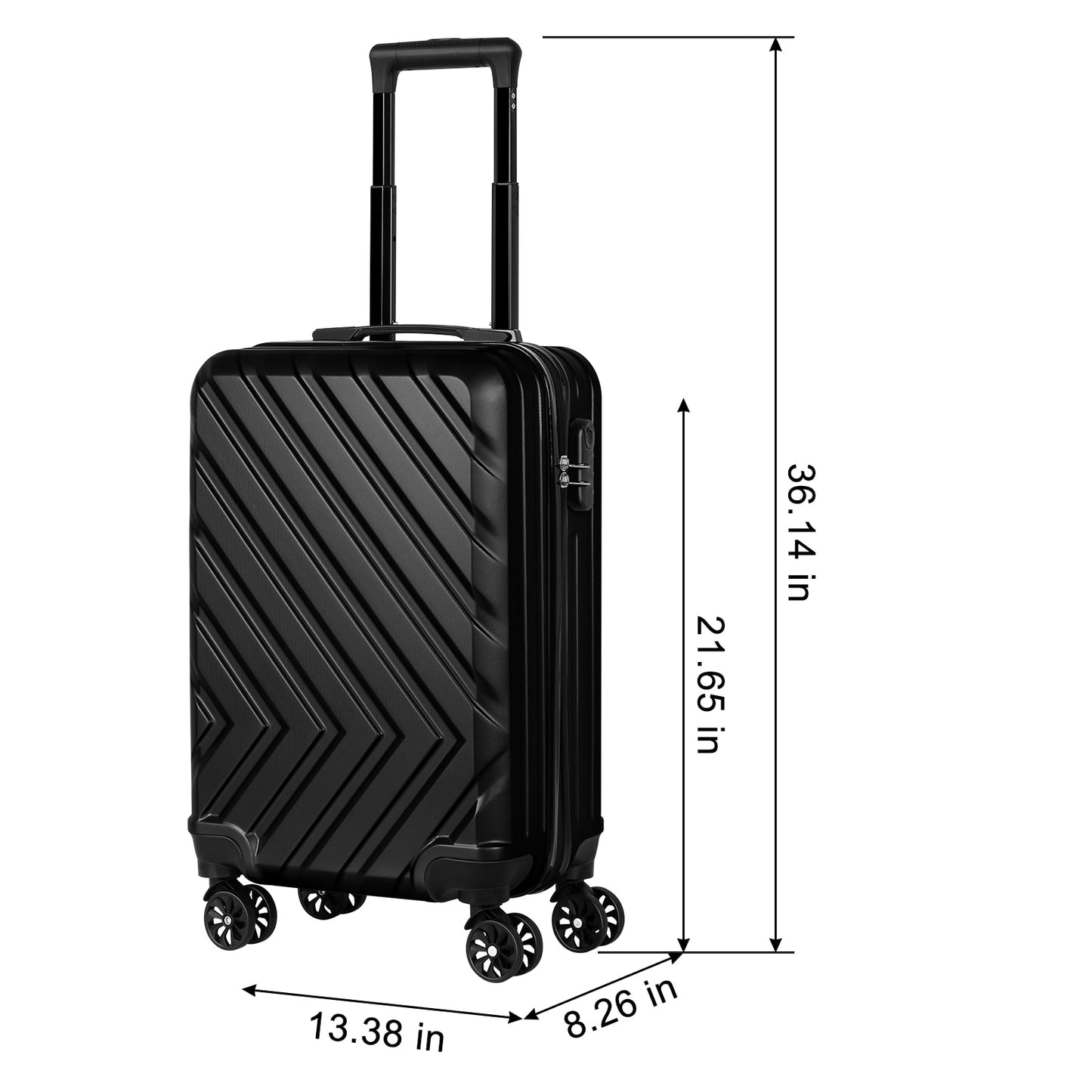 Small Boardable Boarding 20 inch Luggage With Spinner Wheels