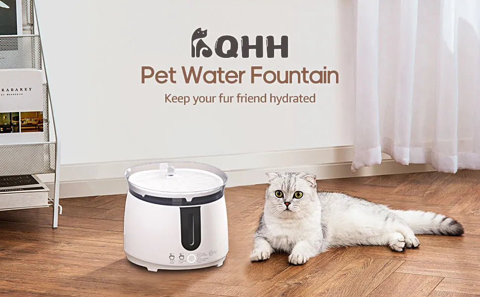 Cat or Dog Automatic Wireless Filtered Water Dispenser