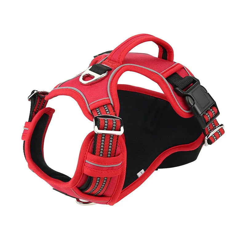 Benepaw Adjustable Soft No Pull No Choke Dog Harness with Easy Control Handle & Reflective Pet Harness