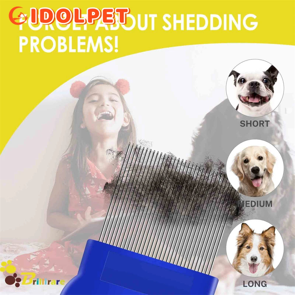 4Pcs Pet Flea Combs with High Strength Durable Teeth