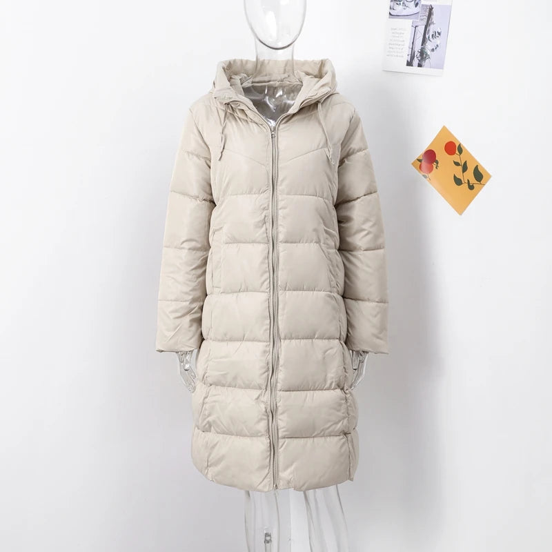 Women's Medium Long Down Winter Coat