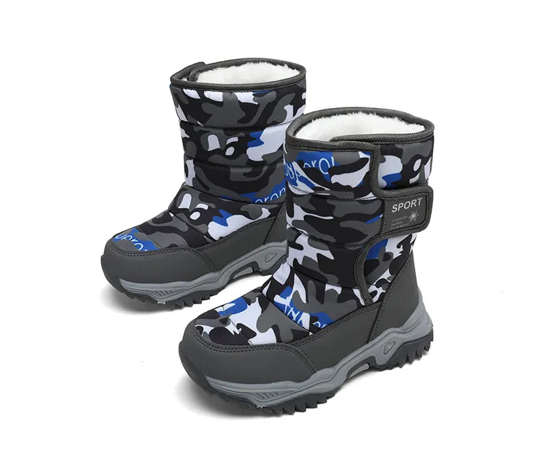 Waterproof Plush Children's Winter Boots