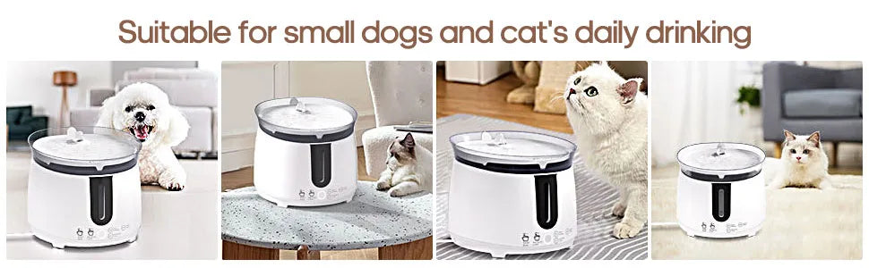 Cat or Dog Automatic Indoor Water Fountain with Wireless Pump