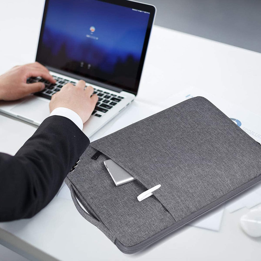 Laptop Sleeve Handbag Case for Macbook Pro Air 13.3 14 15 15.6 15.4 16 inch Waterproof Notebook Cover for Lenovo ASUS Xiaomi Bag - littleblackbears