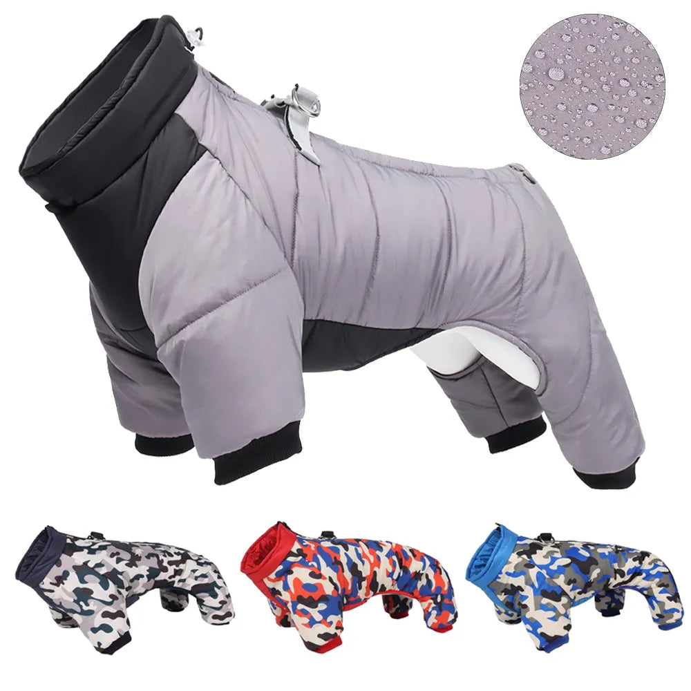 Waterproof Winter Warm Thicken Pet Dog Jacket for Small to Medium Dogs