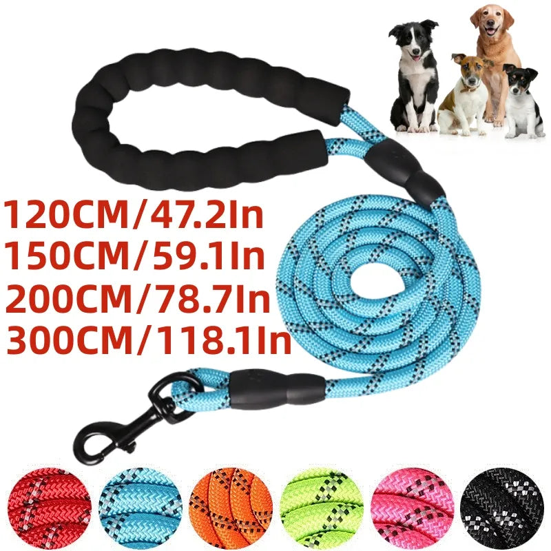 Soft Handled Reinforced Strong Leashes for Small, Medium, and Large Dogs