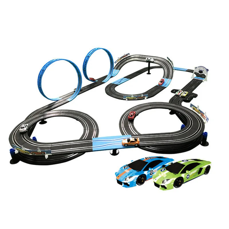 Remote Control Electric Racing Railway Track Toy Set for Children