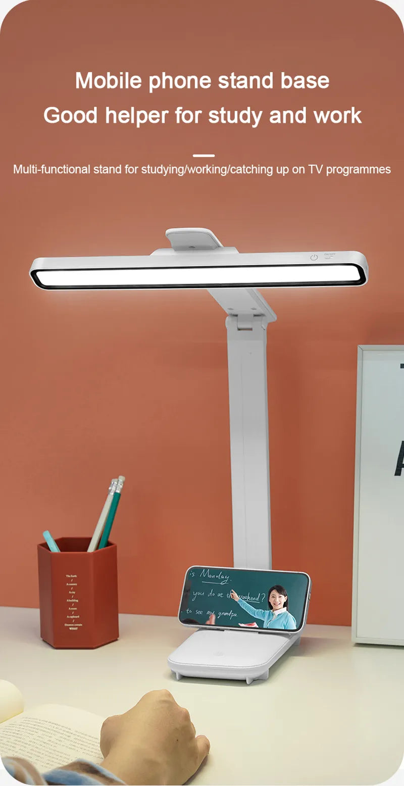 USB Rechargeable Hanging Magnetic Table Lamp for Desk or Bedroom