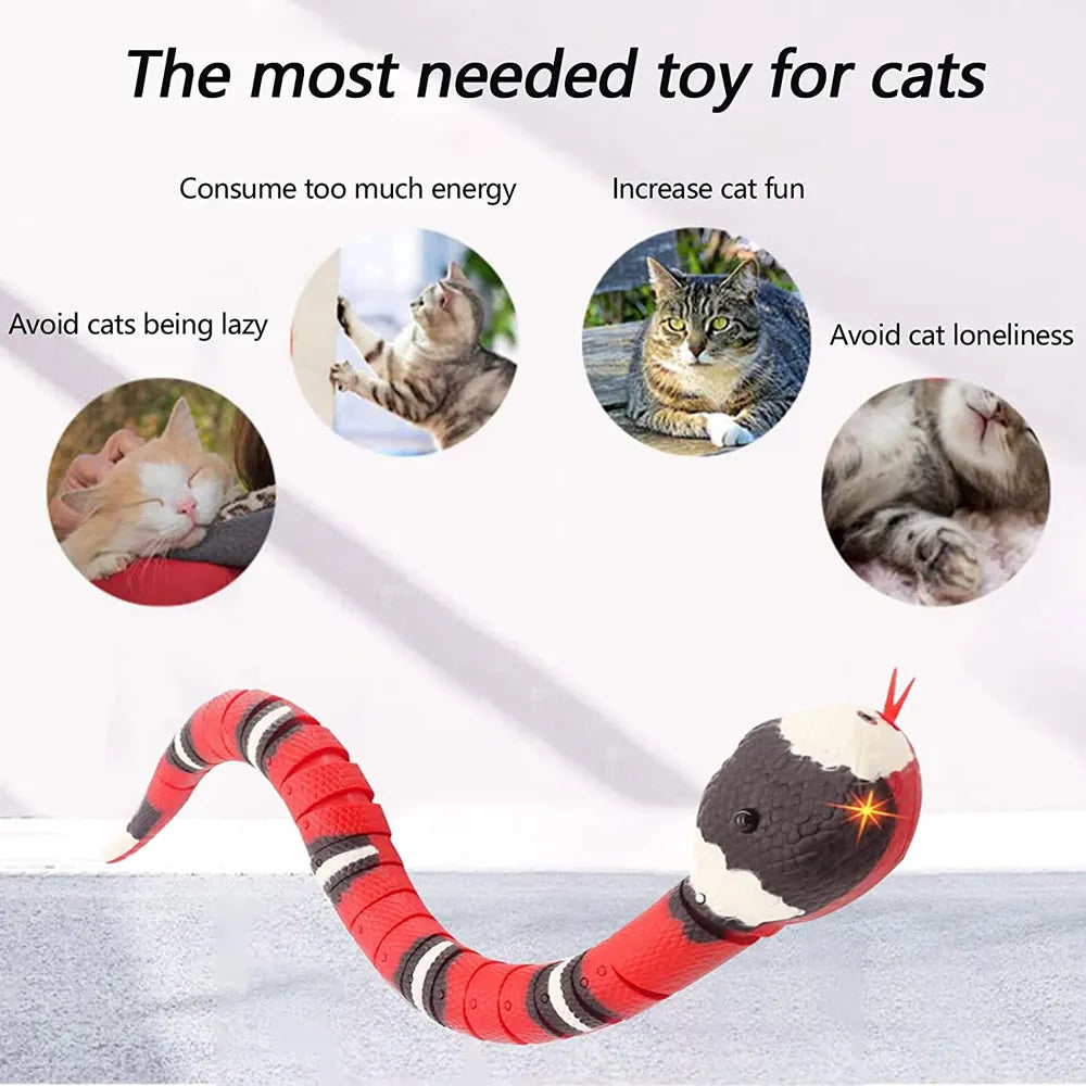 Automatic Electronic USB Rechargeable Smart Sensing Interactive Cat Toy