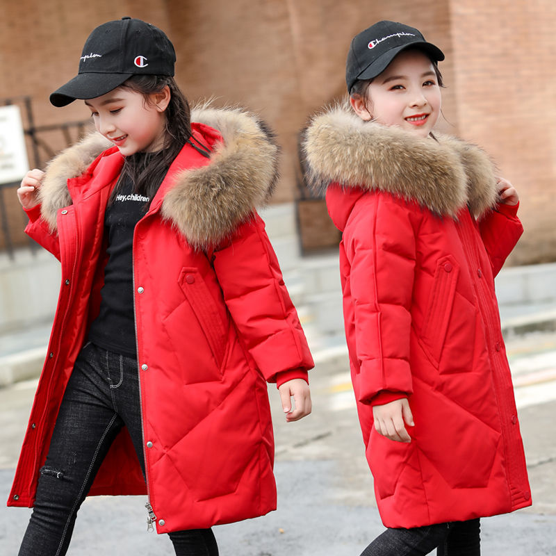 Winter Warm Hooded Jacket for Girls