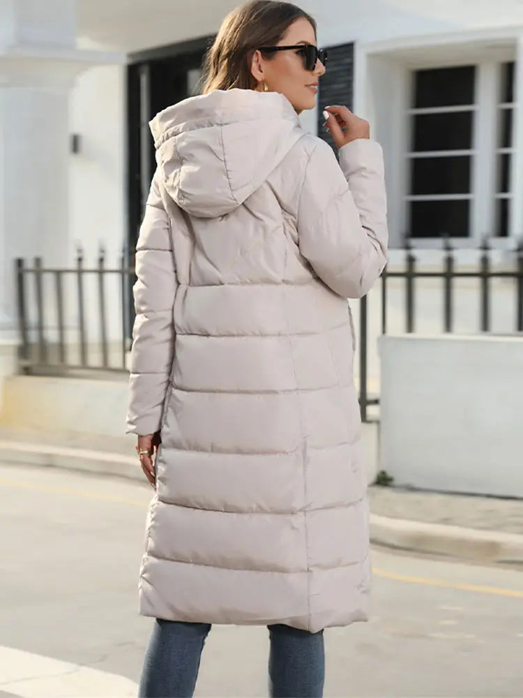 Women's Medium Long Down Winter Coat