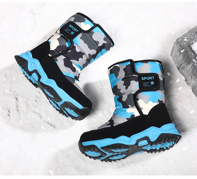 Waterproof Plush Children's Winter Boots