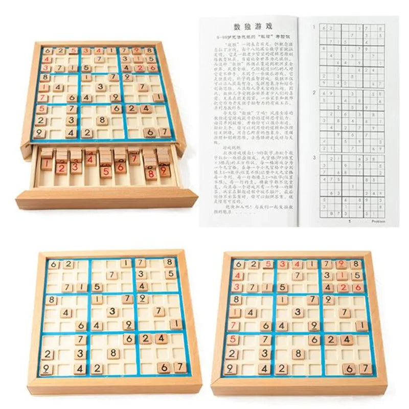 Montessori Wooden Educational Math Game Board