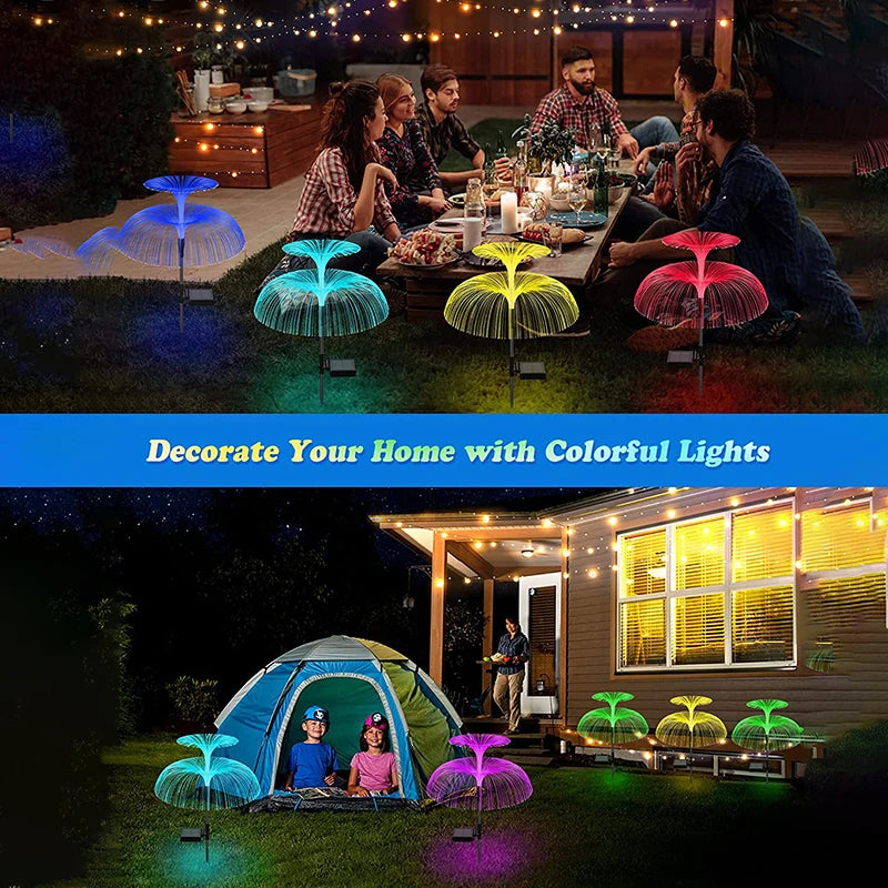 Solar Outdoor 7 Color Changing LED Lights