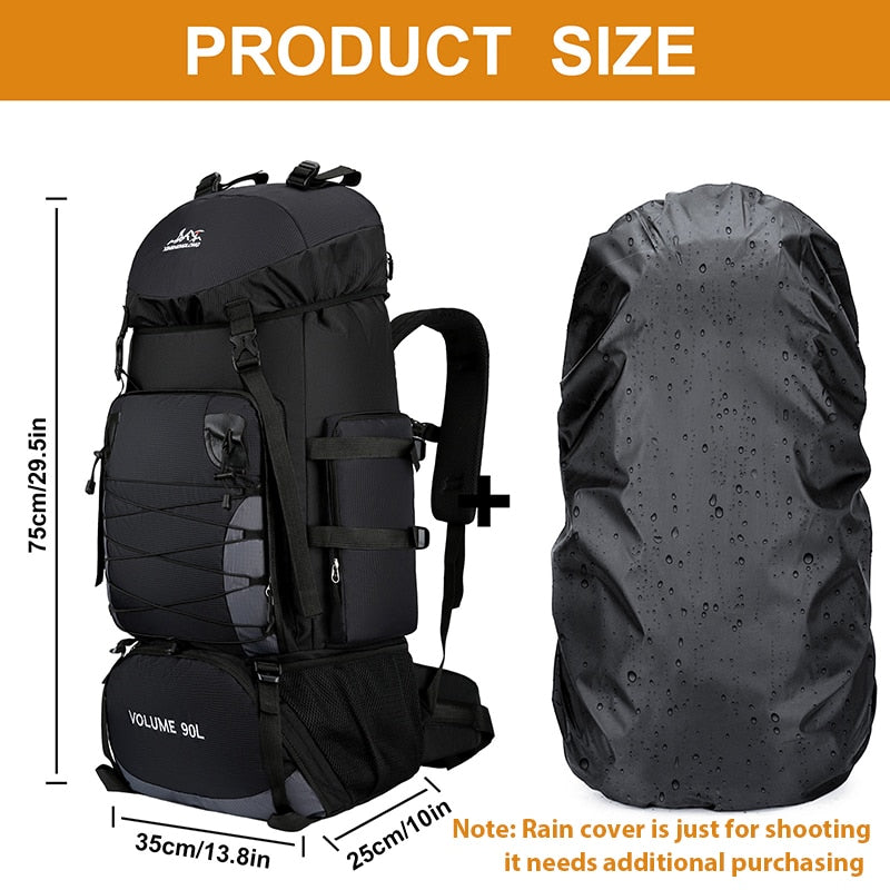 Large Camping Backpack Travel Bag