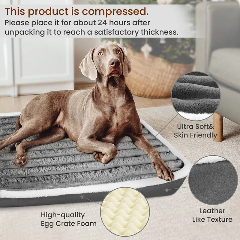 Washable Benepaw Soft Orthopedic Dog Bed For Small Medium or Large Dogs