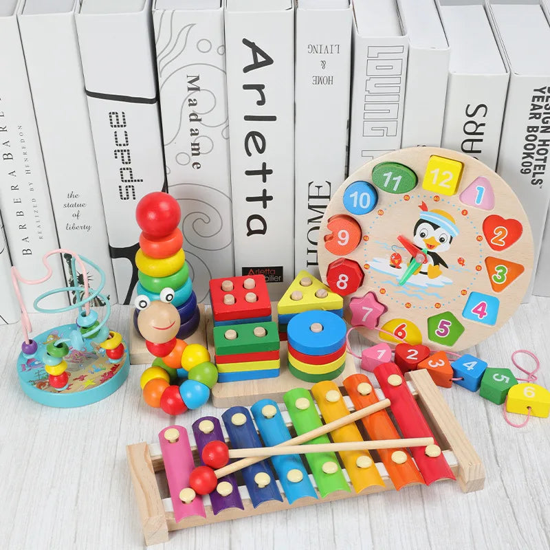 Educational Montessori Wooden Toys for Children