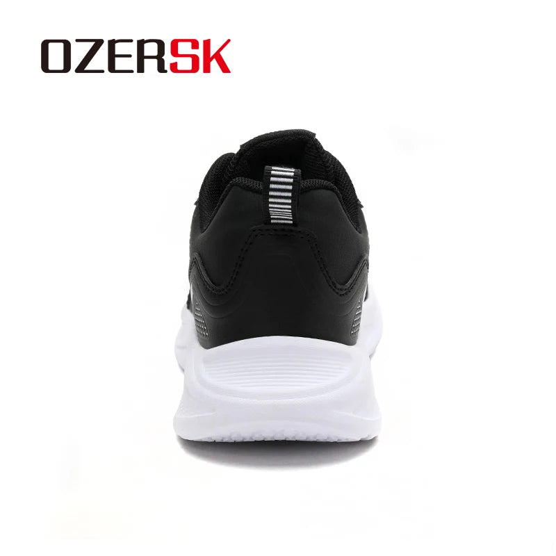 OZERSK  Women's Leather Breathable Sneakers