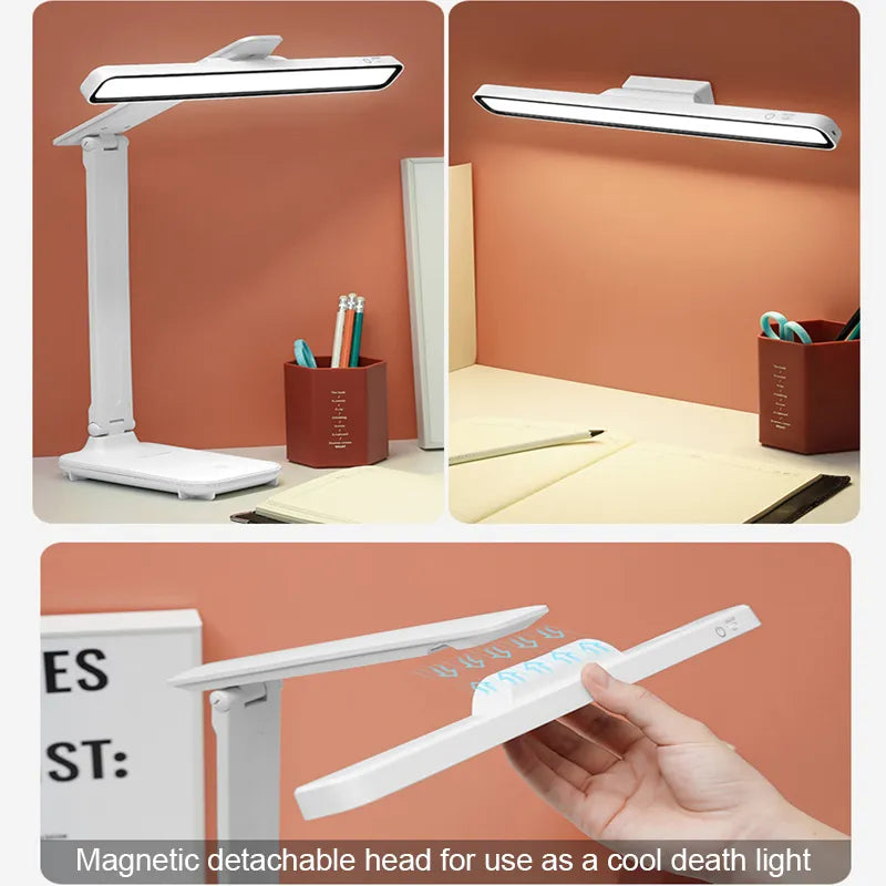 USB Rechargeable Hanging Magnetic Table Lamp for Desk or Bedroom