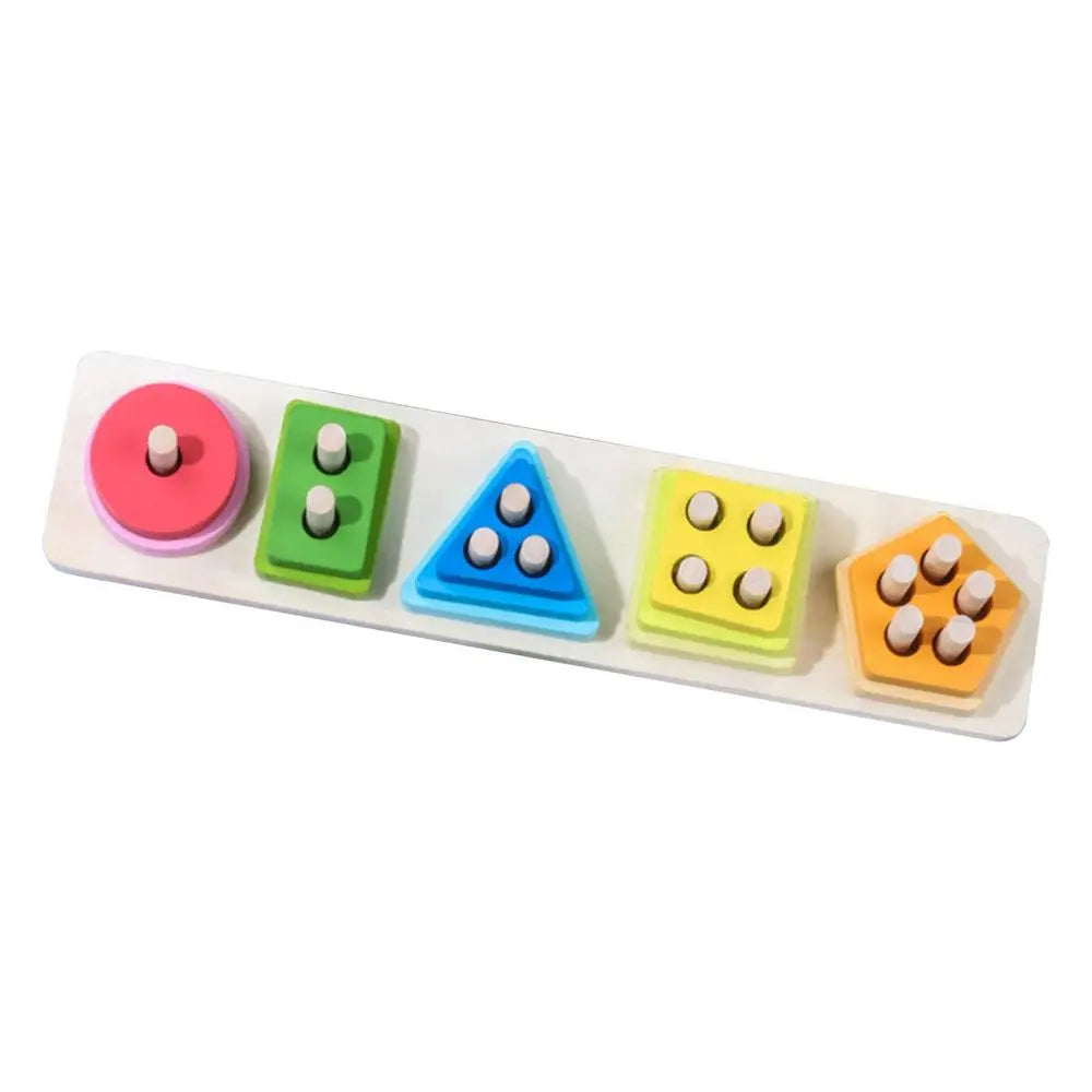 Shape Matching and Color Recognition Sorting Stacking Toys for Children