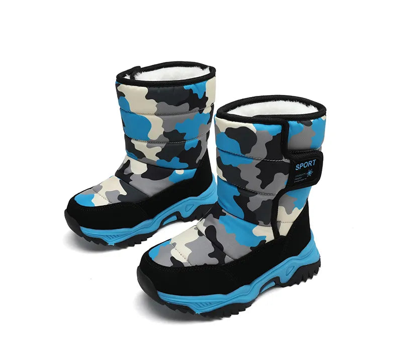 Waterproof Plush Children's Winter Boots