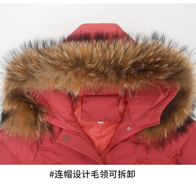 Winter Warm Hooded Jacket for Girls